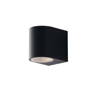 Netlighting One Outdoor Aluminum Down Wall Light Anthracite IP54 GU10 in Black Netlighting Black