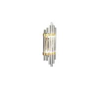 Netlighting Ontario Lifestyle Crystal Wall Light Polished Gold 2x E14 Netlighting Gold