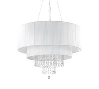 The Italian Collection Opera 10 Light Ceiling Pendant in White Finish