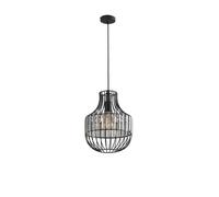 Netlighting OPIUM Wire Frame Pendant Ceiling Light Black 30x36.4cm | Size: 30x36.4 cm Netlighting Black 30x36.4 cm