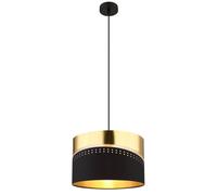 Netlighting Or Cylindrical Pendant Ceiling Light Matt Black 1x E27 Netlighting Black