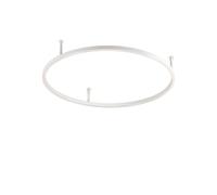 Netlighting Oracle Ring Integrated Led Semi Flush Light White 70cm 3000K Netlighting White