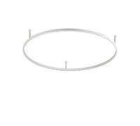 Netlighting Oracle Slim 90cm Non Dim 2700K Round Semi Flush Ceiling Light White Netlighting White