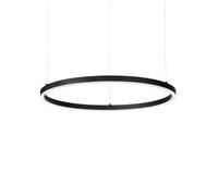 Luminosa Lighting Luminosa Oracle Slim Dali Dimmable Round 70Cm Integrated Led Pendant Ceiling Light Black, 3000K