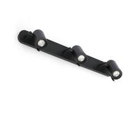 Netlighting Orleans 3 Light Indoor Adjustable Wall Spotlight Black GU10 Netlighting Black