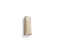 Netlighting Otton Rectangle Jute Up Down Wall Lamp Vertical 2 Light in Natural Netlighting Natural
