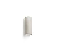 Netlighting Otton Round Linen Up Down Wall Lamp Vertical 2 Light in Light Beige Netlighting Light Beige