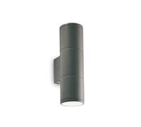 Netlighting Outdoor Up Down Wall Lamp 2 Lights Anthracite IP44 GU10 in Black Netlighting Black