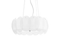 Netlighting Ovalino 8 Light Large Ceiling Pendant White E27 Netlighting White