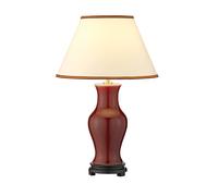 Netlighting Oxblood Table Lamp with Round Tapered Shade Oxblood in Red Netlighting Red
