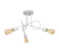 Netlighting Oxford Multi Arm Semi Flush Ceiling Light White 50cm Netlighting White