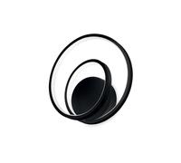 Netlighting Oz LED Decorative Swirl Integrated LED Wall Light Black 3000K Netlighting Black