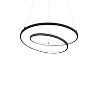 Netlighting Oz LED Decorative Swirl Integrated Pendant Light Black 3000K Netlighting Black