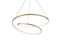 Netlighting Oz LED Decorative Swirl Integrated Pendant Light Gold 3000K Netlighting Gold