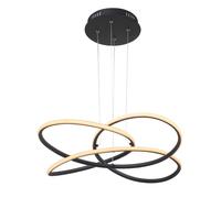 Luminosa Lighting Luminosa Panda Pendant Ceiling Light Matt Black Led 3000K