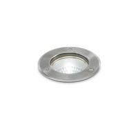 Netlighting Park 1 Light Medium Round Recessed Spotlight Steel IP65 E27 in Grey Netlighting Grey