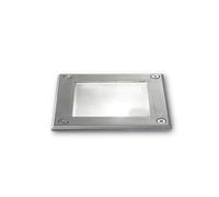 Netlighting Park 1 Light Square Recessed Spotlight Steel IP65 G9 in Grey Netlighting Grey