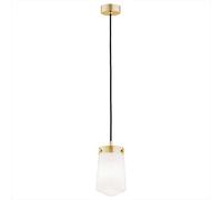 Netlighting Pasadena Slim Pendant Ceiling Light White Shine Brass Steel Netlighting White