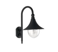 Netlighting PAVIA Outdoor Dome Wall Light Black IP44 26x48x34cm | Size: 26 x 48 x 34 cm Netlighting Black 26 x 48 x 34 cm