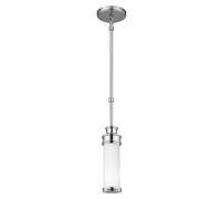 Payne 1 Light Mini Ceiling Pendant Light Polished Chrome IP44 G9 Netlighting Grey One Size