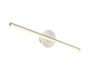 Netlighting Pepe Bathroom Over Mirror Light Nickel Matt IP44 LED 4000K in Grey Netlighting Grey