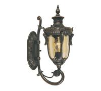Netlighting Philadelphia 1 Light Outdoor Small Wall Lantern Light Old Bronze IP44 E27 in Brown Netlighting Brown