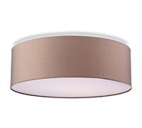 Netlighting Phoenix 2 Light Bathroom Flush Ceiling Light Taupe IP54 E27 Netlighting Taupe