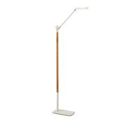 Netlighting Phuket Floor Lamp 7W LED 3000K 600lm Touch Dimmer Matt White Beech Netlighting White