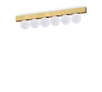 Netlighting Ping Pong 6 Light Globe Ceiling Light Brass 1500Lm 3000K in Gold Netlighting Gold