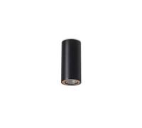Netlighting Pipe 1 Light Round Surface Mounted Downlight Light Black Gold GU10 Netlighting Black