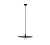 Netlighting Plat 1 Light Dome Ceiling Pendant Black E27 Netlighting Black