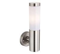 Netlighting Plaza 1 Light Wall Light Stainless Steel IP44 E27 in Grey Netlighting Grey