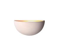 Netlighting Pride 1 Light Indoor Wall Uplighter Unglazed Ceramic E27 in White Netlighting White