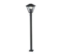 Netlighting PRISMA Outdoor 100cm Bollard Anthracite IP44 100x16cm in Black | Size: 100x16 cm Netlighting Black 100x16 cm