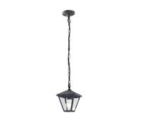 Netlighting PRISMA Outdoor Pendant Ceiling Light Anthracite IP44 16cm in Black Netlighting Black