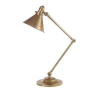 Luminosa Lighting Elstead Provence 1 Light Table Lamp Aged Brass, E27