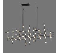 Netlighting Provenza Modern Integrated LED Pendant Ceiling Light 3000K in Black Netlighting Black