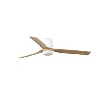 Netlighting Punt Tub 130cm LED Ceiling Fan White Light Wood Blades Netlighting White