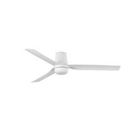 Netlighting Punt Tub 132cm Smart LED Ceiling Fan Matt White CCT Netlighting White