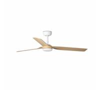 Netlighting Punt White Light Wood 3 Blade Ceiling Fan With DC Motor Netlighting White