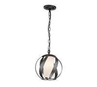 Netlighting Quoizel Blacksmith Spherical Pendant Ceiling Light Old Black IP44 Netlighting Black