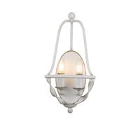 Netlighting Quoizel Bradbury Candle Wall Lamp Antique White Netlighting White