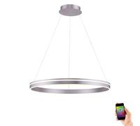 Netlighting QVito Pendant Ceiling Light Steel 1x 58W LED 27005000K Dimmable in Grey Netlighting Grey