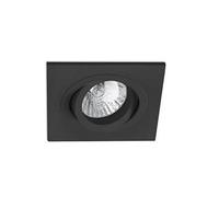 Netlighting Rad Tiltable Black recessed Downlight Square GU10 Netlighting Black