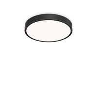 Netlighting Ray Integrated LED Semi Flush Light Black 6850Lm 30004000K IP44 Netlighting Black