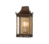 Elstead Regents Park - 1 Light Outdoor Wall Lantern Light Antique Brass IP44, E27