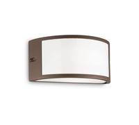 Netlighting Rex1 1 Light Outdoor Wall Light Coffee IP44 in Brown Netlighting Brown
