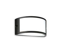 Netlighting Rex1 Outdoor Flush Wall Lamp Black IP44 Netlighting Black