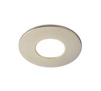 Netlighting Rhom CCT 3 4 6K FireRated LED Recessed Downlight Satin Nickel IP65 in Grey Netlighting Grey