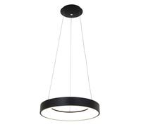 Netlighting Ring Sled Cylindrical Pendant Ceiling Light Black Matt Netlighting Black